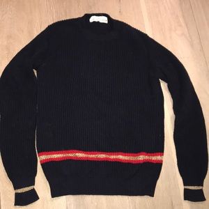 Golden Goose blue woven sweater